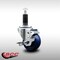 Service Caster 3'' SS Solid Poly Swivel 1-1/8'' Expanding Stem Caster with Brake SCC-SSEX20S314-SPUS-TLB-118 - alternate 3